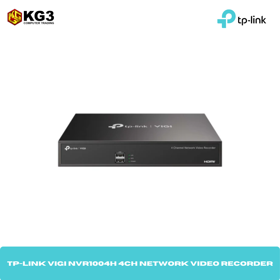 TP-Link VIGI NVR1004H 4CH Network Video Recorder