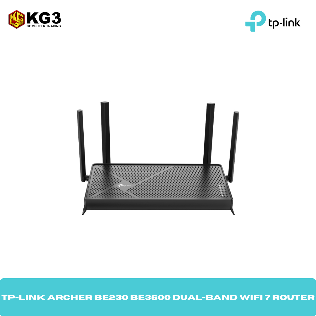 TP-LINK Archer BE230 BE3600 Dual-Band WiFi 7 Router
