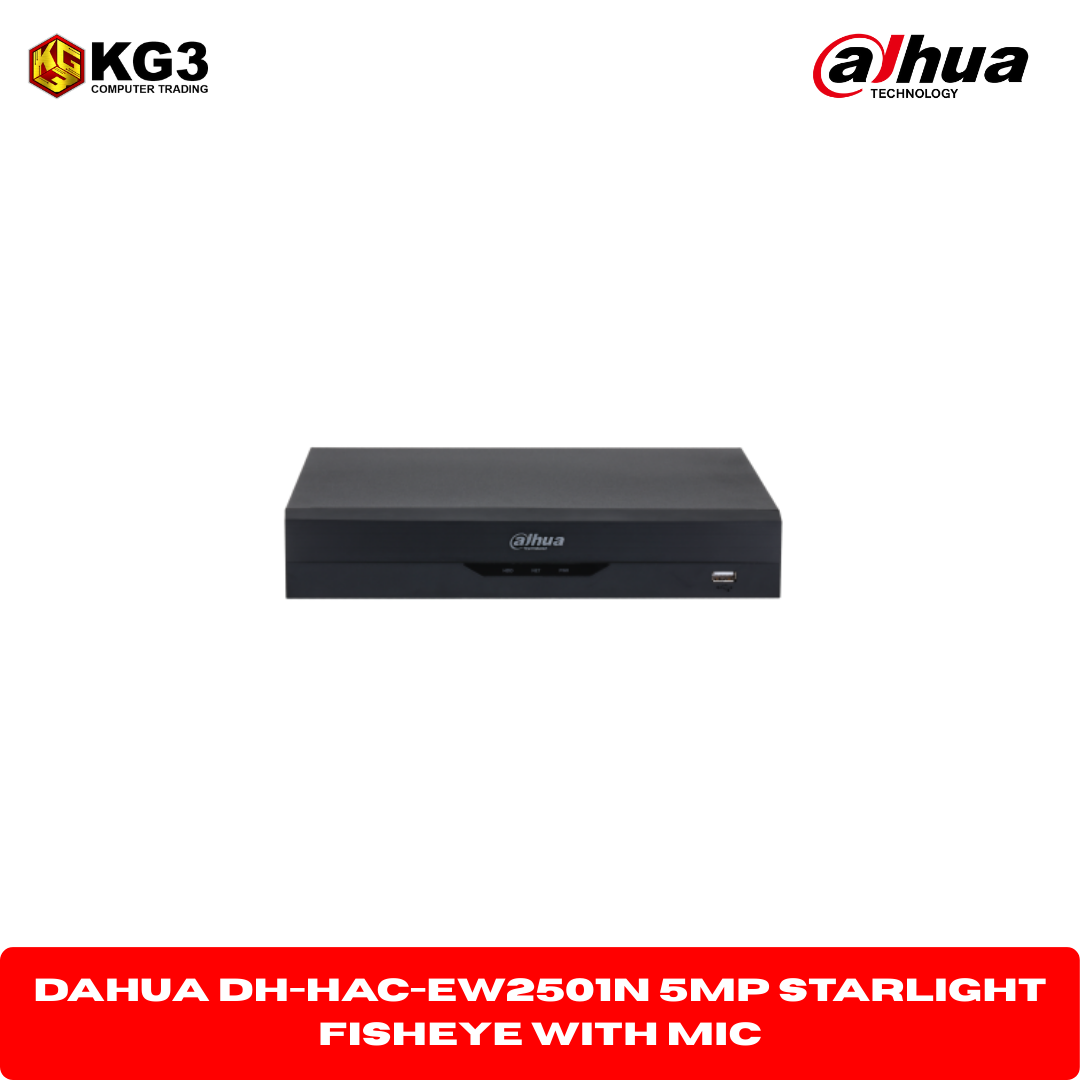 Dahua DH-HAC-EW2501N 5MP Starlight Fisheye WITH MIC