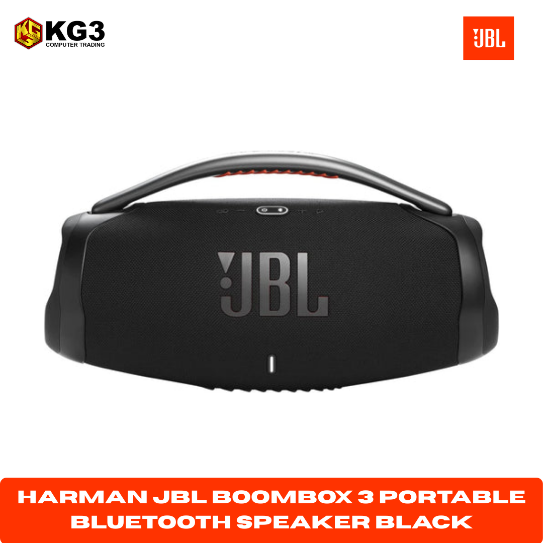 HARMAN JBL BOOMBOX 3 Portable Bluetooth Speaker BLACK
