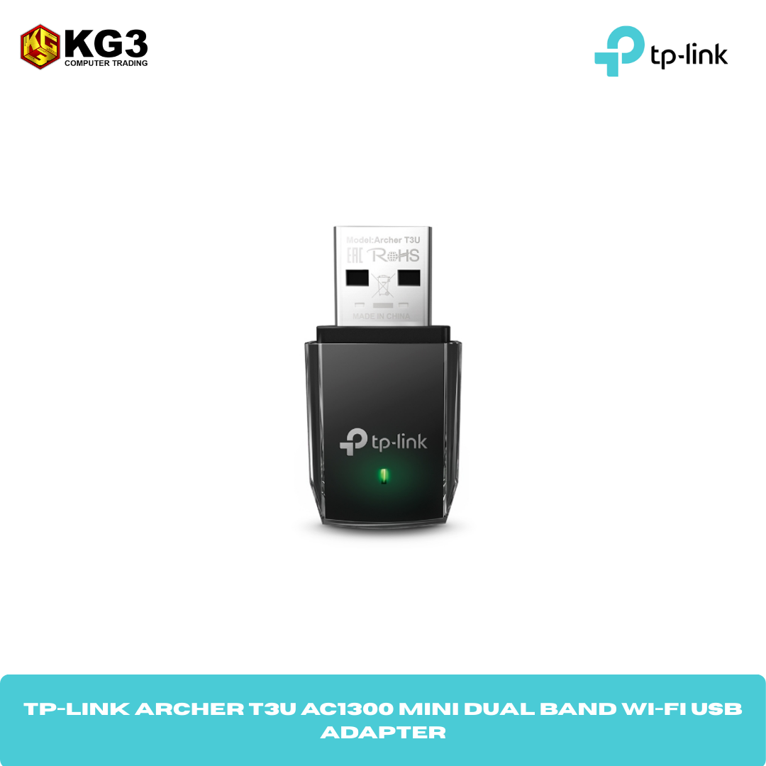 TP-LINK Archer T3U AC1300 Mini Dual Band Wi-Fi USB Adapter