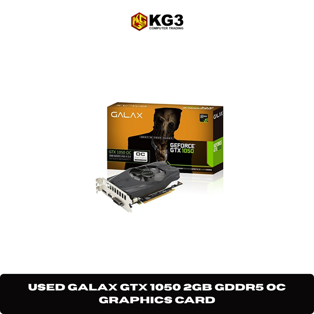 Used Galax GTX 1050 2GB GDDR5 OC